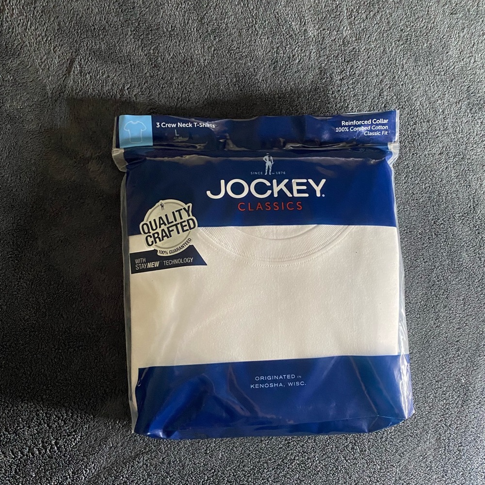 Mens Jockey(R) 3 Pack Classic Crew Neck T-Shirts